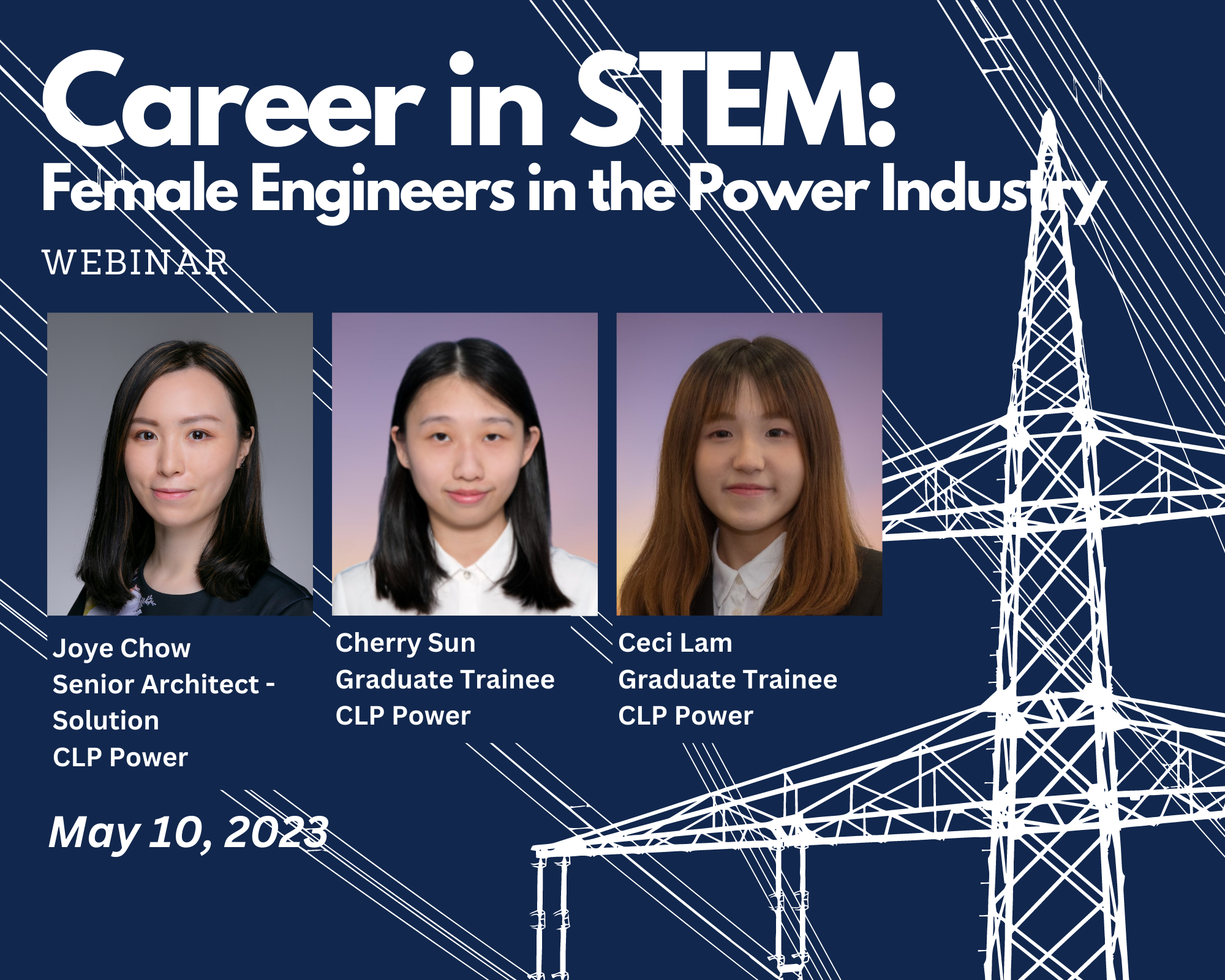 [已完滿結束 Completed] Career in STEM: 中電女工程師視像講座 | Career in STEM: Female Engineers in the Power Industry